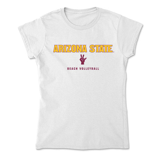Arizona State - NCAA Beach Volleyball : Addy White - Classic Shersey Soft Style Women’s T-Shirt-0