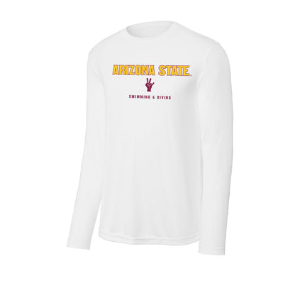 Arizona State - NCAA Men's Swimming & Diving : Michael Hochwalt - Classic Shersey Activewear Long Sleeve T-Shirt-0