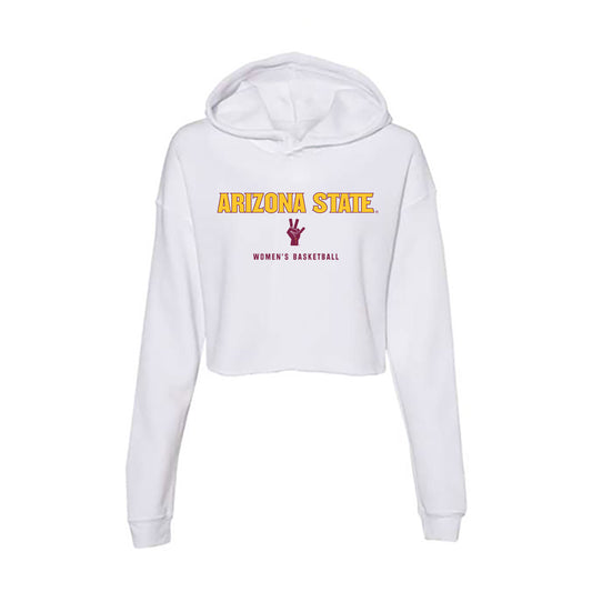Arizona State - NCAA Women's Basketball : Heloisa Carrera - Classic Shersey Women's Crop Fleece Hoodie-0
