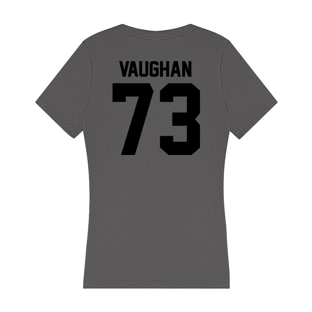 Wake Forest - NCAA Football : Zach Vaughan - Women's V-Neck T-Shirt-1