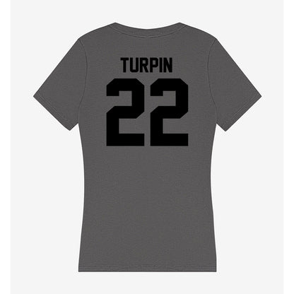 Wake Forest - NCAA Football : Myles Turpin - Women's V-Neck T-Shirt-1