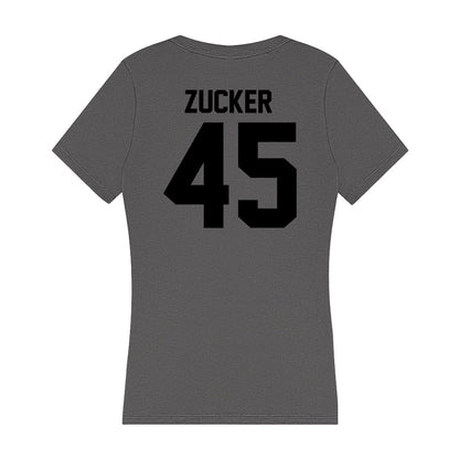 Wake Forest - NCAA Baseball : Dylan Zucker - Women's V-Neck T-Shirt-1