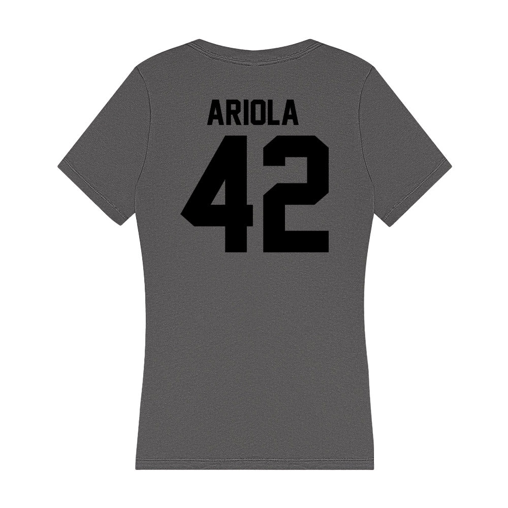 Wake Forest - NCAA Baseball : Joseph Ariola - Women's V-Neck T-Shirt-1