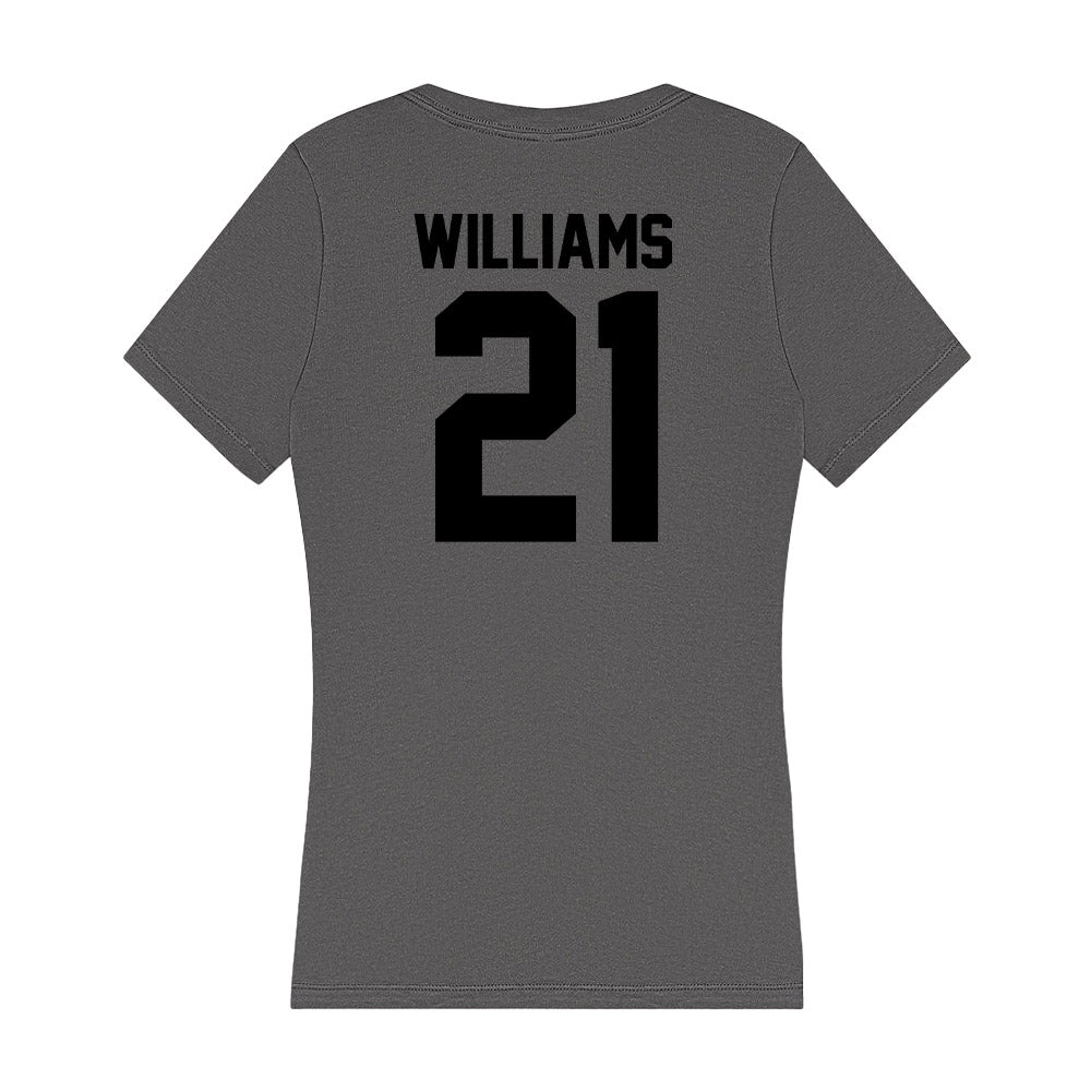 Wake Forest - NCAA Women's Basketball : Elise Williams - Women's V-Neck T-Shirt-1