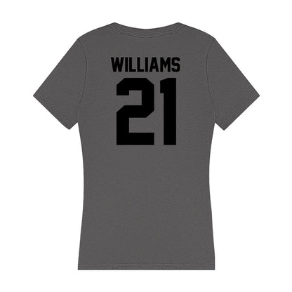 Wake Forest - NCAA Women's Basketball : Elise Williams - Women's V-Neck T-Shirt-1