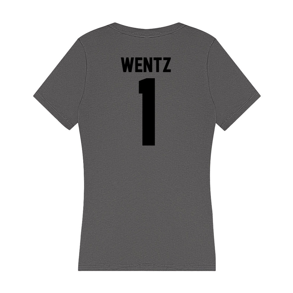 Wake Forest - NCAA Baseball : Dalton Wentz - Women's V-Neck T-Shirt-1