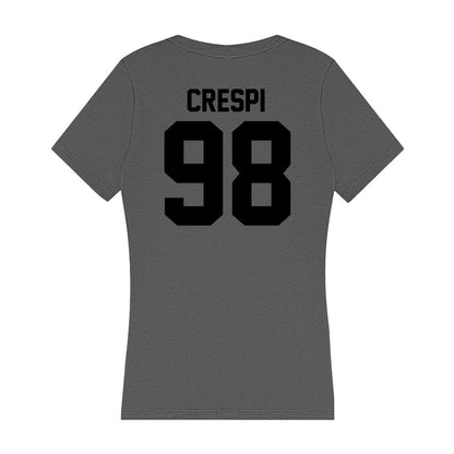 Wake Forest - NCAA Football : Wyatt Crespi - Women's V-Neck T-Shirt-1