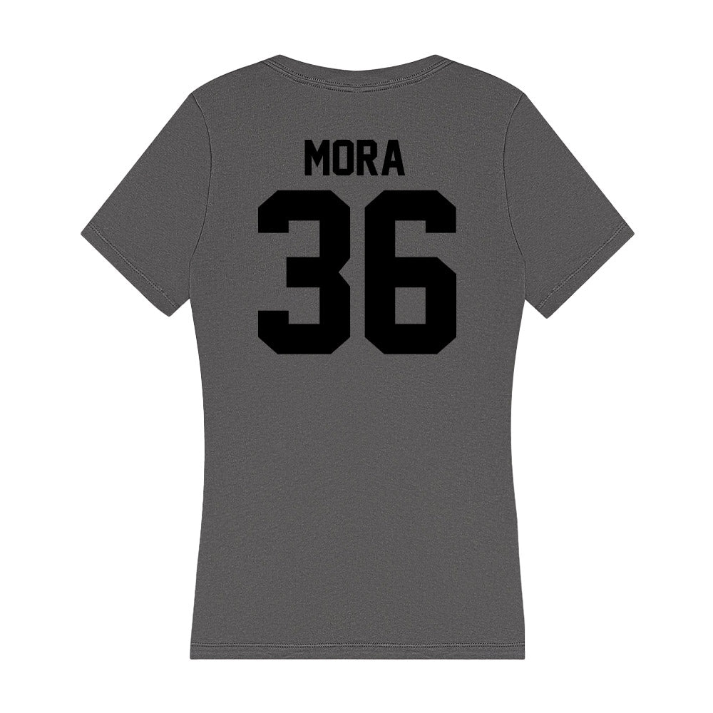 Wake Forest - NCAA Football : Ivan Mora - Women's V-Neck T-Shirt-1