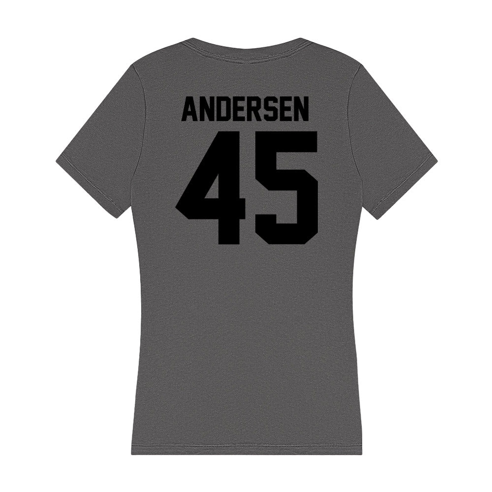 Wake Forest - NCAA Football : Nick Andersen - Women's V-Neck T-Shirt-1