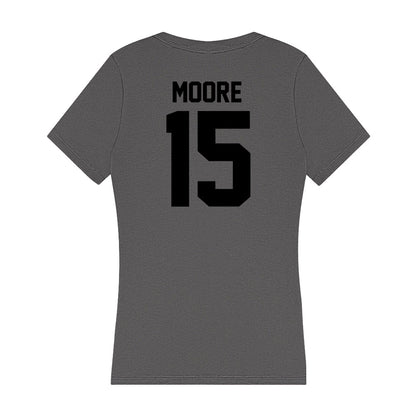 Wake Forest - NCAA Women's Basketball : Kennedy Moore - Women's V-Neck T-Shirt-1