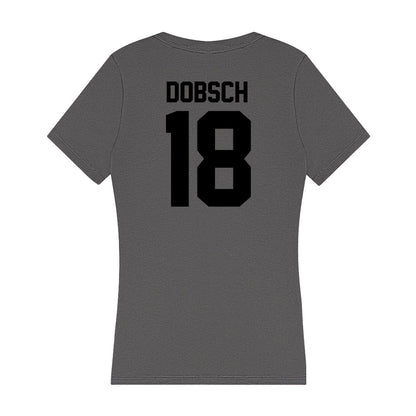 Wake Forest - NCAA Women's Soccer : Kate Dobsch - Women's V-Neck T-Shirt-1