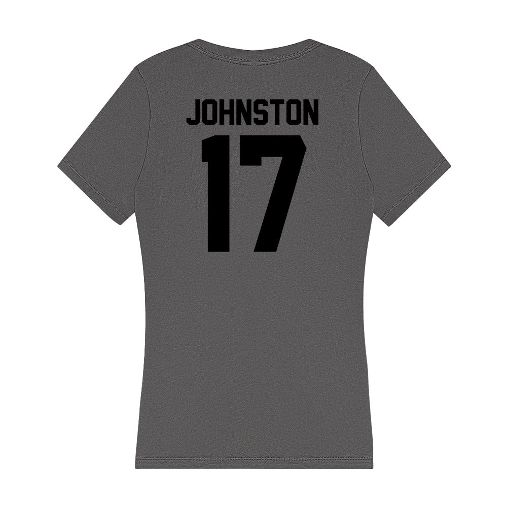 Wake Forest - NCAA Baseball : Zach Johnston - Women's V-Neck T-Shirt-1