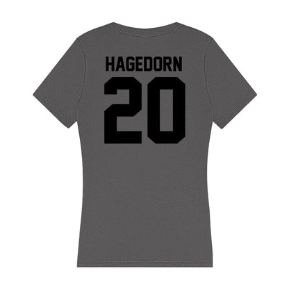 Wake Forest - NCAA Men's Basketball : Mason Hagedorn - Women's V-Neck T-Shirt-1