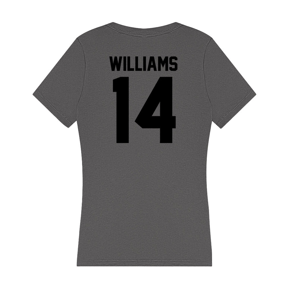 Wake Forest - NCAA Baseball : Javar Williams - Women's V-Neck T-Shirt-1