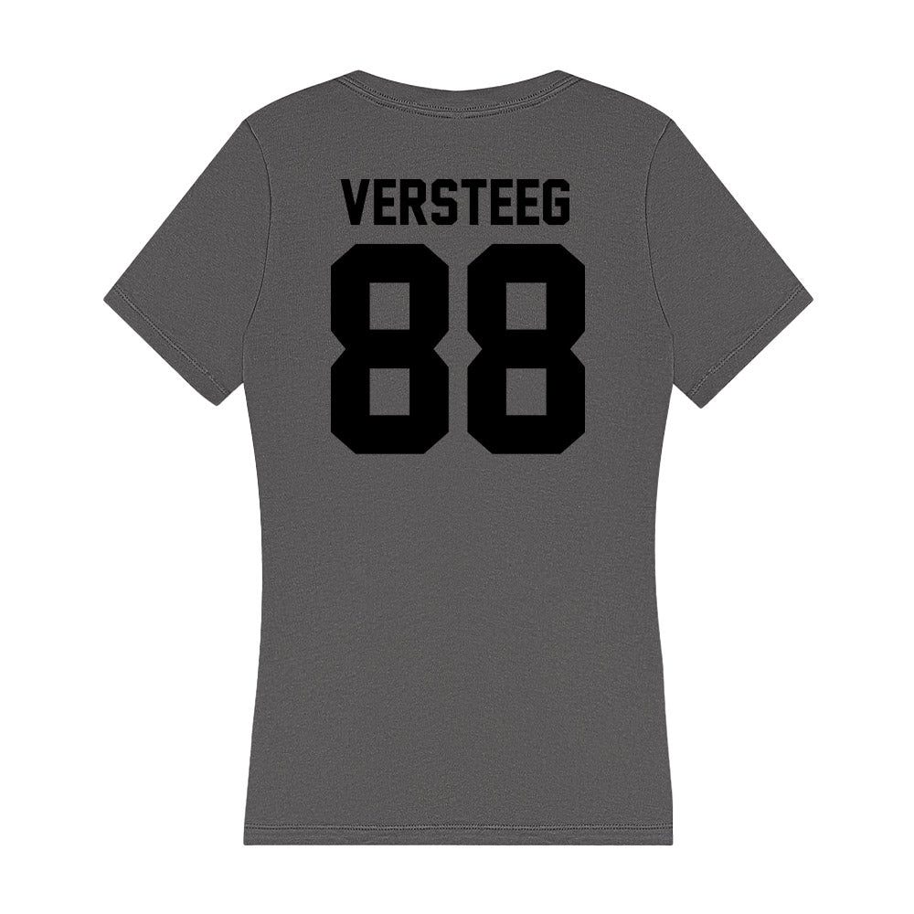 Wake Forest - NCAA Football : Ian VerSteeg - Women's V-Neck T-Shirt-1