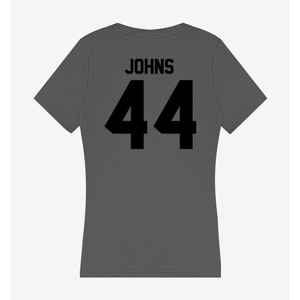 Wake Forest - NCAA Women's Basketball : Emily Johns - Women's V-Neck T-Shirt-1