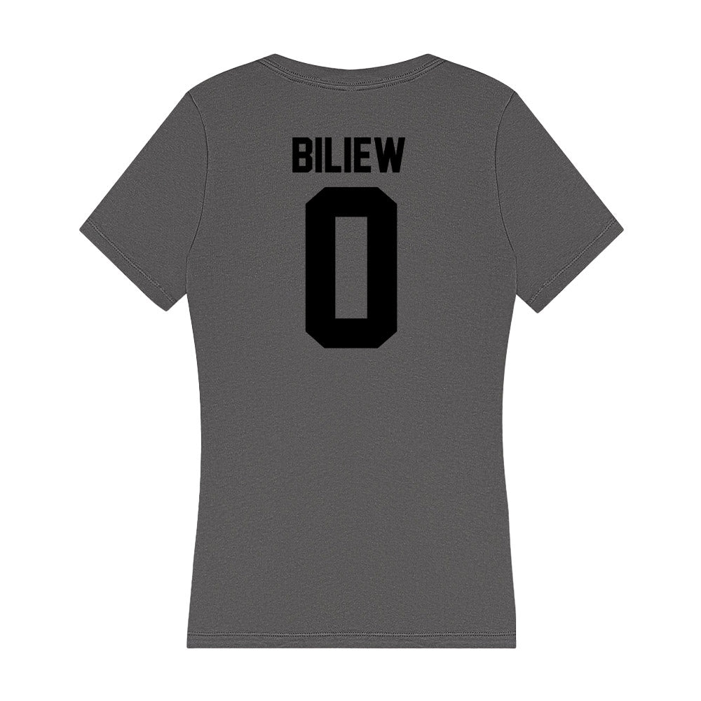 Wake Forest - NCAA Men's Basketball : Omaha Biliew - Women's V-Neck T-Shirt-1