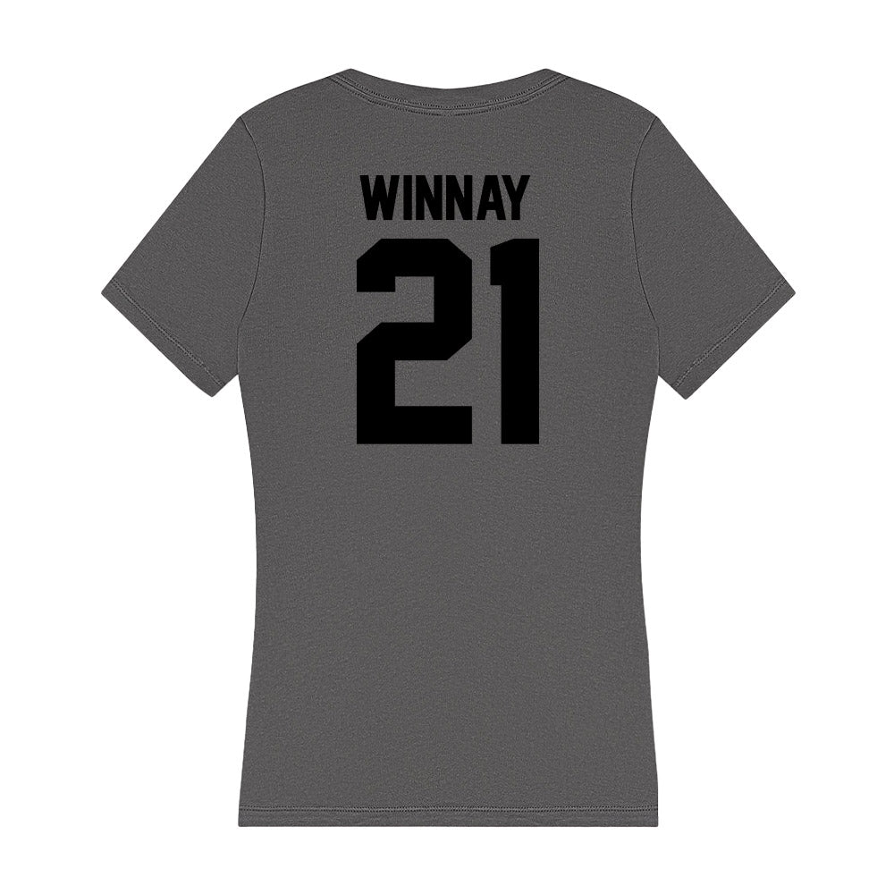 Wake Forest - NCAA Baseball : Jack Winnay - Women's V-Neck T-Shirt-1