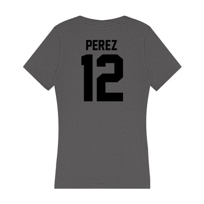 Wake Forest - NCAA Men's Soccer : Jose Perez - Women's V-Neck T-Shirt-1