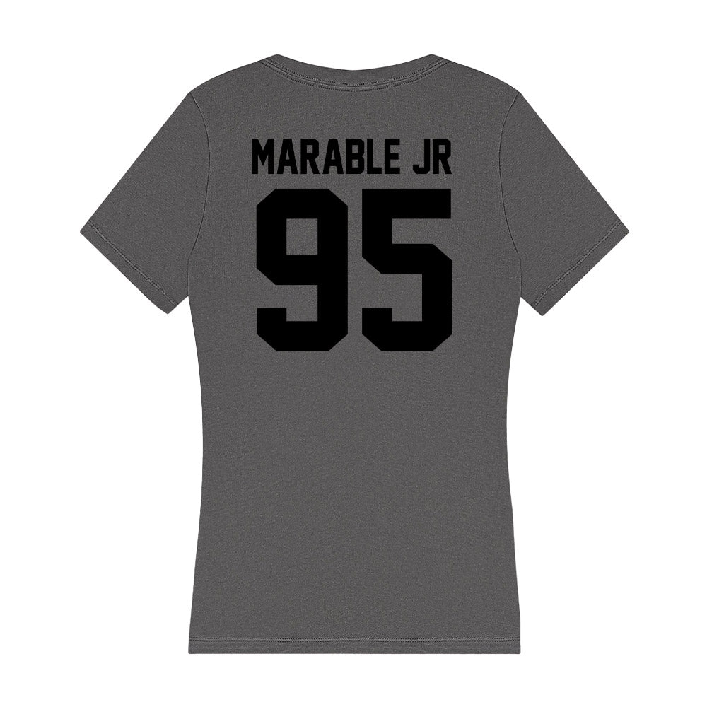 Wake Forest - NCAA Football : Chris Marable Jr - Women's V-Neck T-Shirt-1