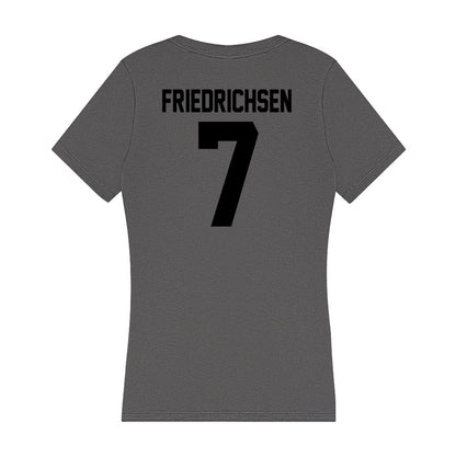 Wake Forest - NCAA Men's Basketball : Parker Friedrichsen - Women's V-Neck T-Shirt-1