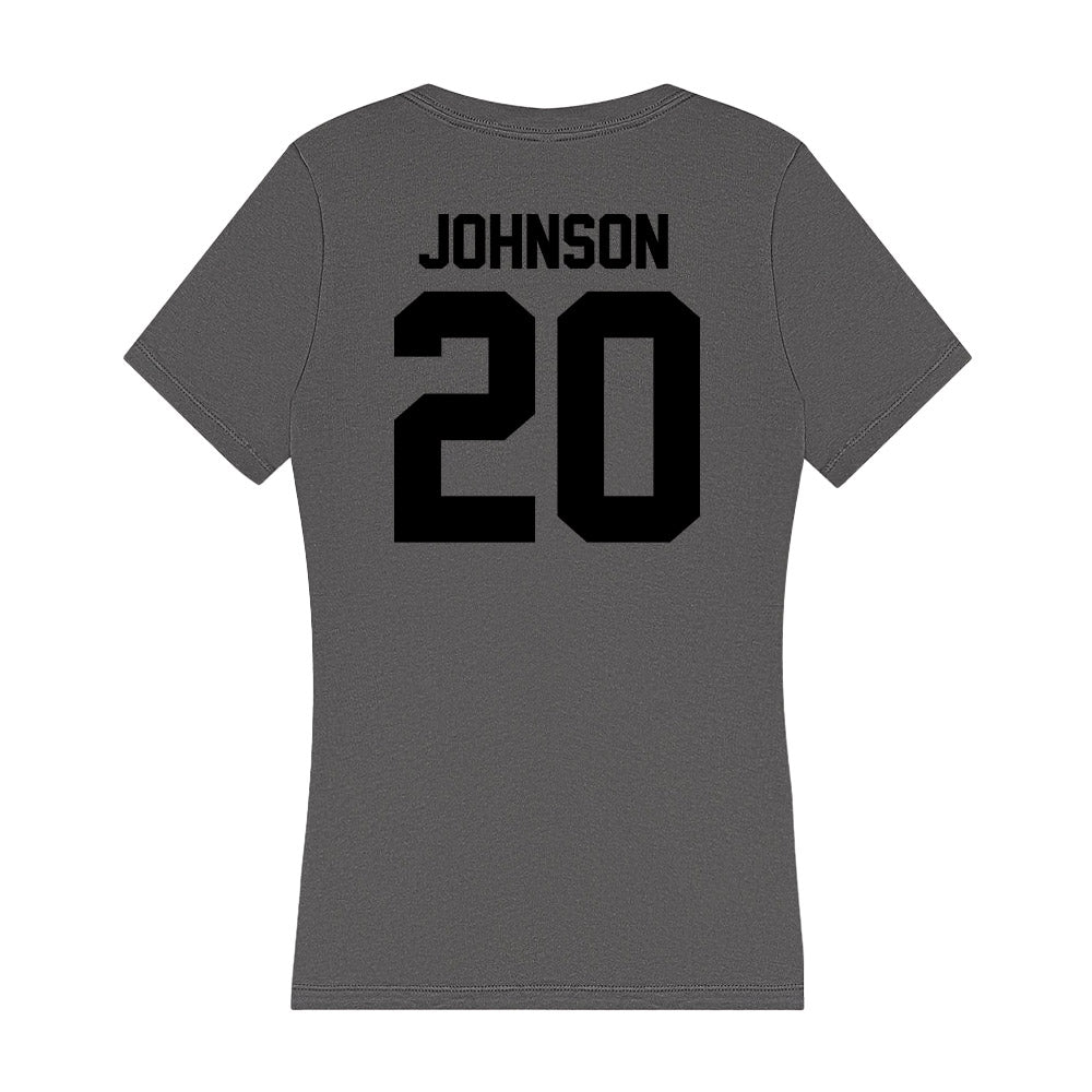 Wake Forest - NCAA Women's Soccer : Hannah Johnson - Women's V-Neck T-Shirt-1