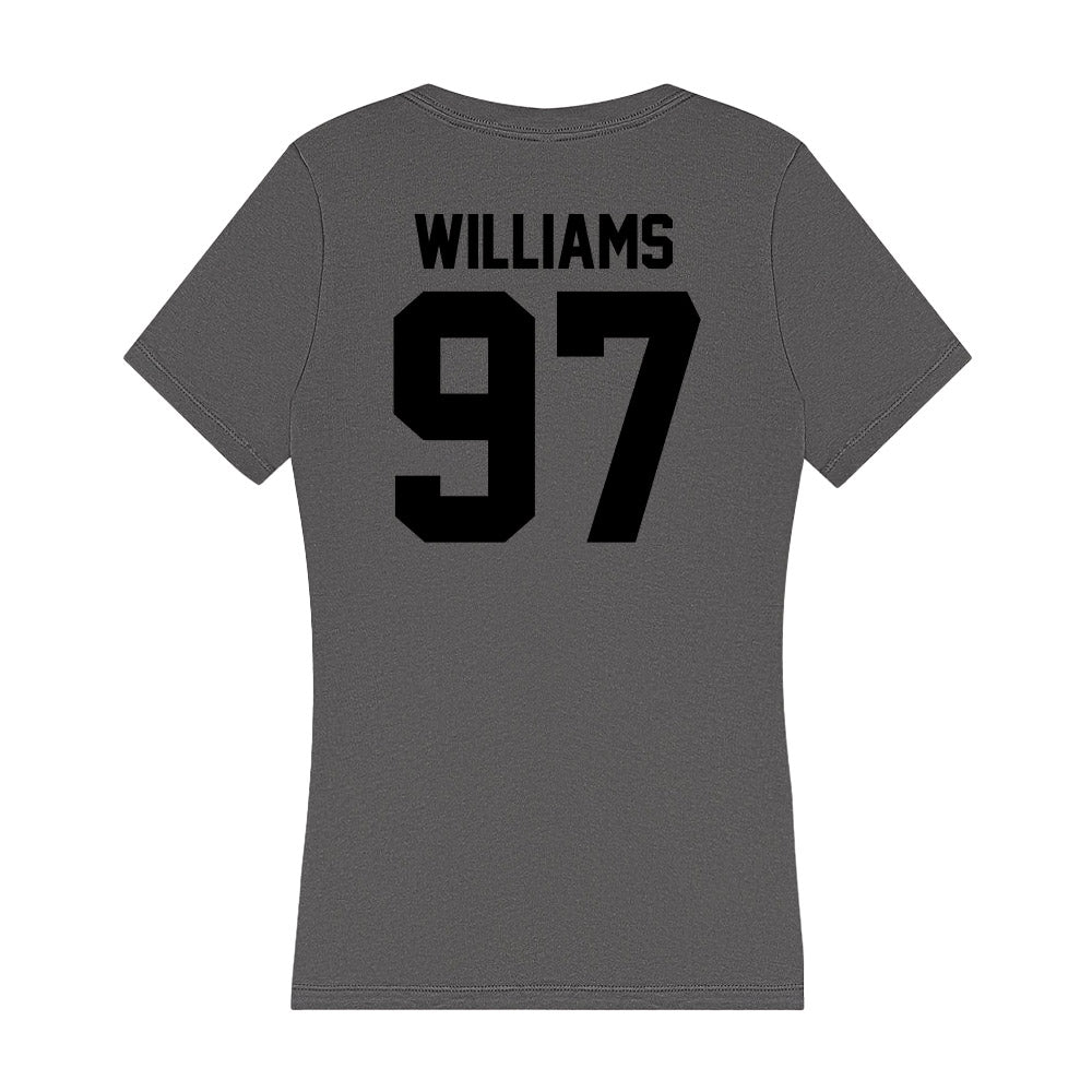 Wake Forest - NCAA Football : Quincy Williams - Women's V-Neck T-Shirt-1