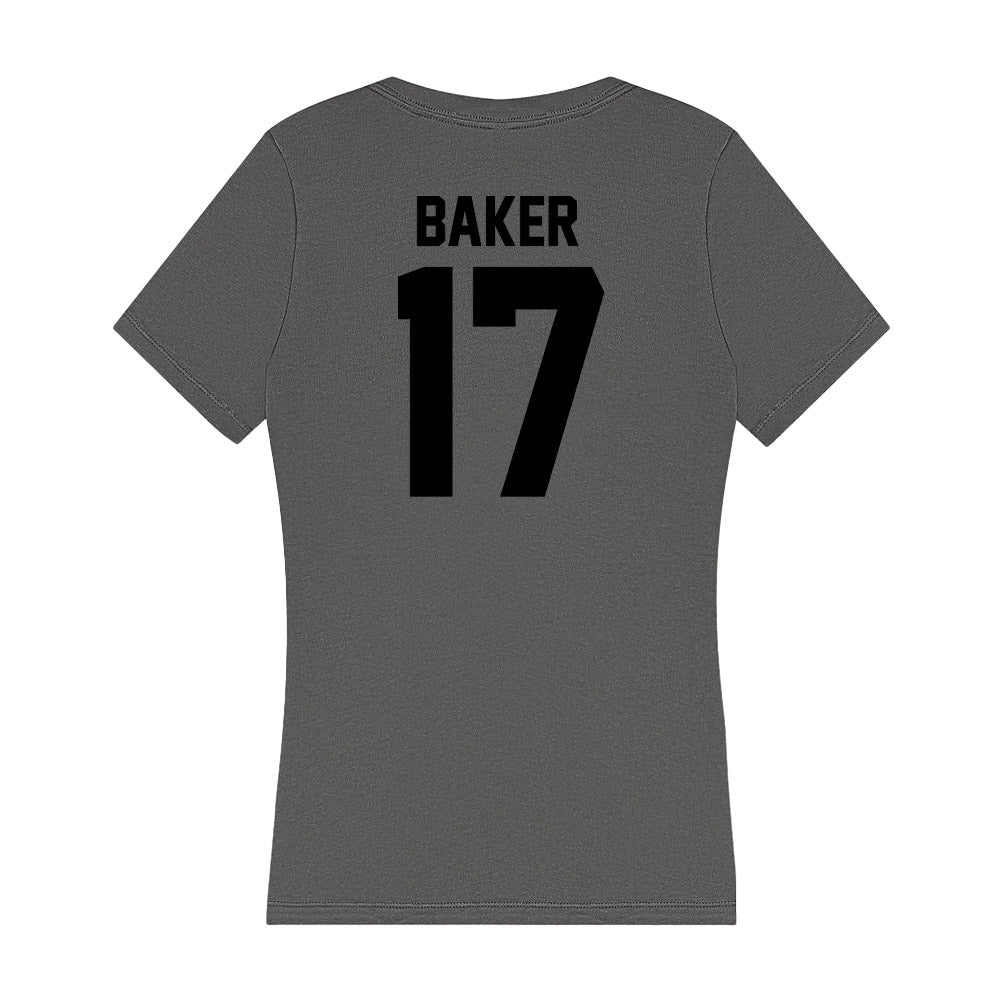 Wake Forest - NCAA Women's Volleyball : Rian Baker - Women's V-Neck T-Shirt-1