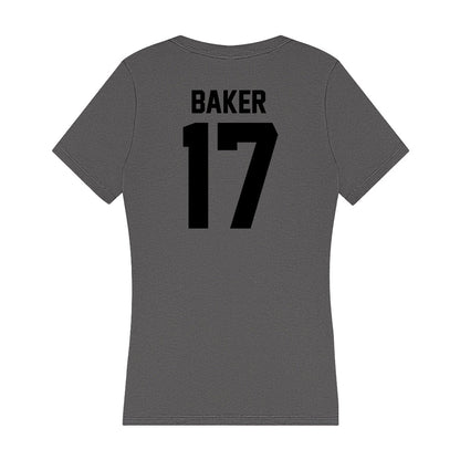 Wake Forest - NCAA Women's Volleyball : Rian Baker - Women's V-Neck T-Shirt-1