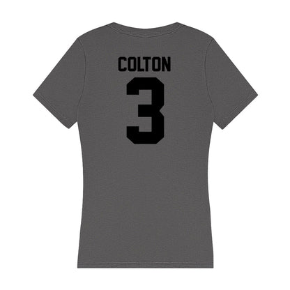 Wake Forest - NCAA Women's Soccer : Emily Colton - Women's V-Neck T-Shirt-1