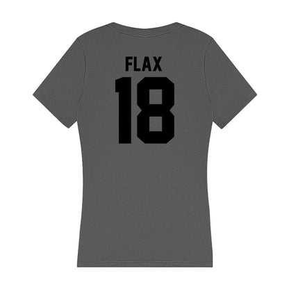 Wake Forest - NCAA Men's Soccer : Cooper Flax - Women's V-Neck T-Shirt-1