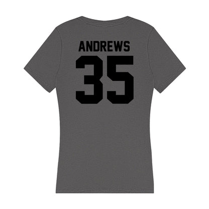 Wake Forest - NCAA Baseball : Will Andrews - Women's V-Neck T-Shirt-1