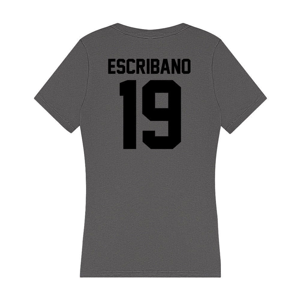 Wake Forest - NCAA Men's Soccer : Cristian Escribano - Women's V-Neck T-Shirt-1