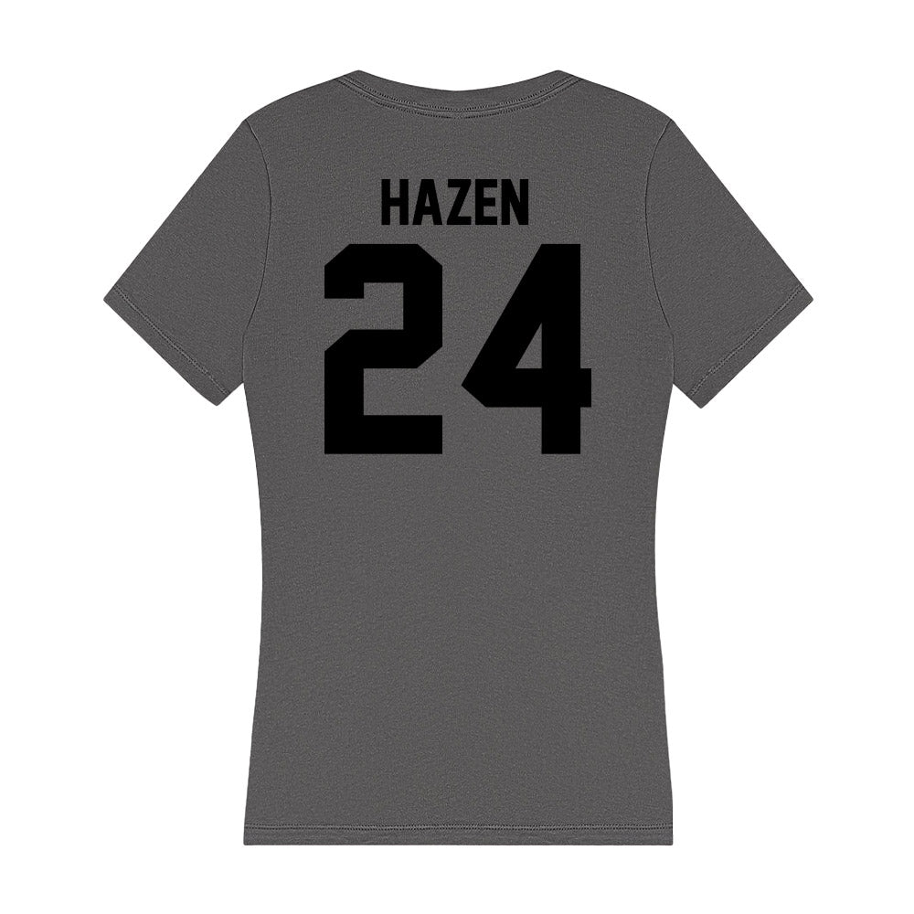 Wake Forest - NCAA Football : Dylan Hazen - Women's V-Neck T-Shirt-1