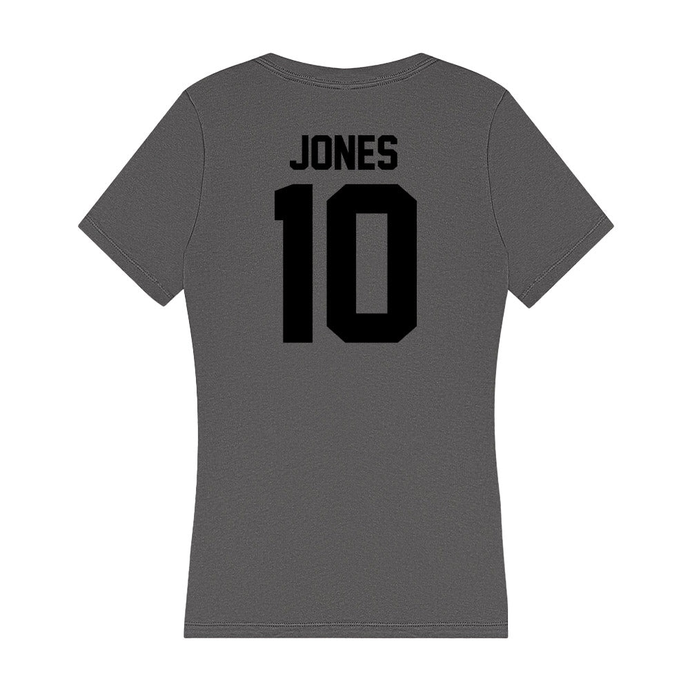 Wake Forest - NCAA Women's Basketball : Tamia Jones - Women's V-Neck T-Shirt-1