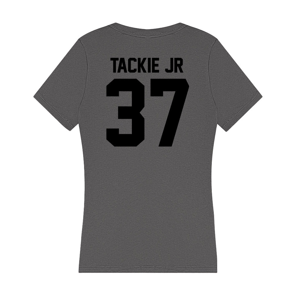 Wake Forest - NCAA Football : William Tackie Jr - Women's V-Neck T-Shirt-1