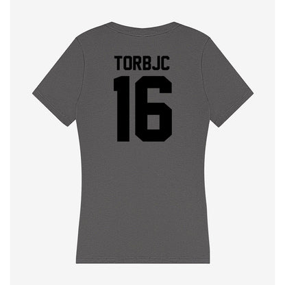 Wake Forest - NCAA Men's Soccer : Joel Torbjc - Women's V-Neck T-Shirt-1