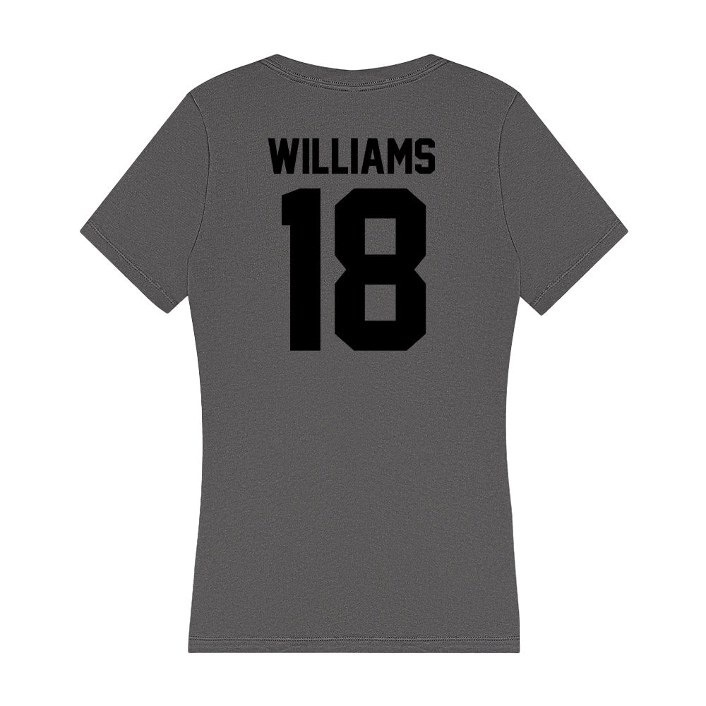 Wake Forest - NCAA Football : BJ Williams - Women's V-Neck T-Shirt-1