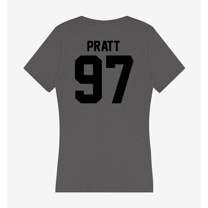 Wake Forest - NCAA Football : Josiah Pratt - Women's V-Neck T-Shirt-1