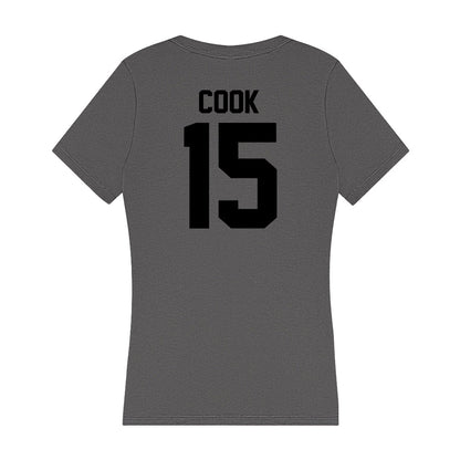 Wake Forest - NCAA Football : Devin Cook - Women's V-Neck T-Shirt-1