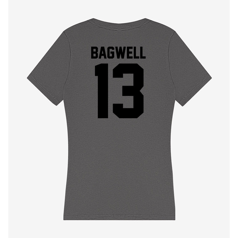 Wake Forest - NCAA Baseball : Cameron Bagwell - Women's V-Neck T-Shirt-1