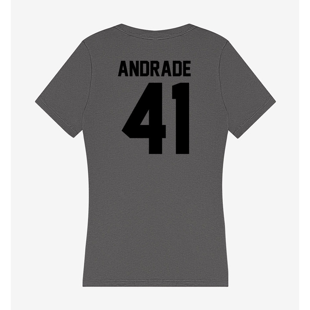 Wake Forest - NCAA Football : Mason Andrade - Women's V-Neck T-Shirt-1