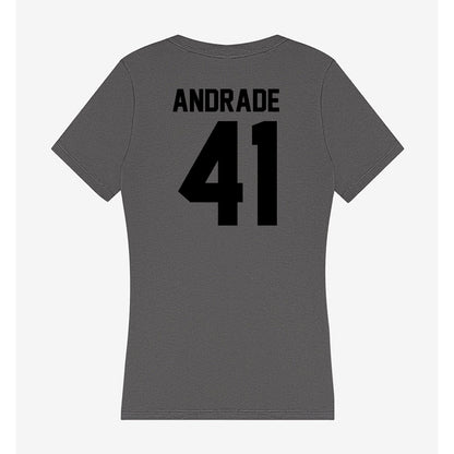 Wake Forest - NCAA Football : Mason Andrade - Women's V-Neck T-Shirt-1