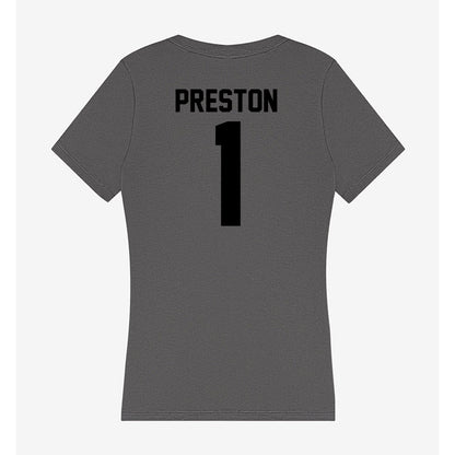 Wake Forest - NCAA Women's Basketball : Raven Preston - Women's V-Neck T-Shirt-1