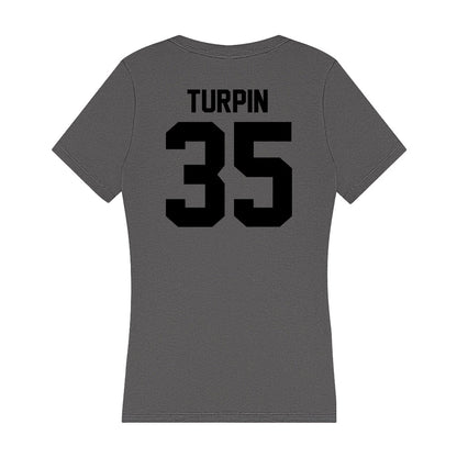 Wake Forest - NCAA Football : Myles Turpin - Women's V-Neck T-Shirt-1