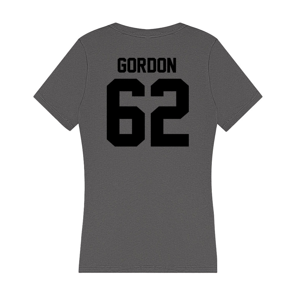 Wake Forest - NCAA Football : DeVonte Gordon - Women's V-Neck T-Shirt-1