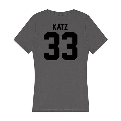 Wake Forest - NCAA Baseball : Chris Katz - Women's V-Neck T-Shirt-1