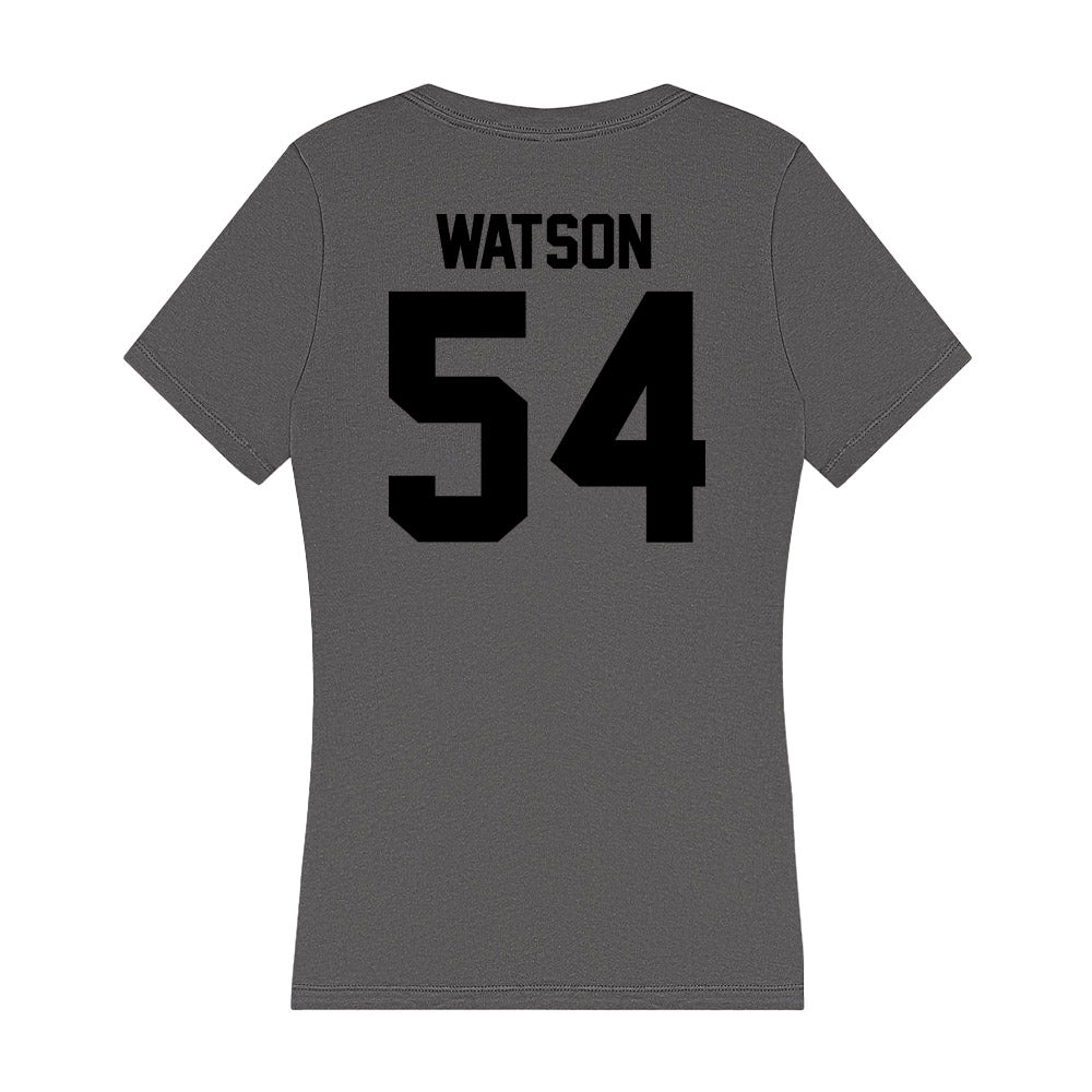 Wake Forest - NCAA Football : Khyler Watson - Women's V-Neck T-Shirt-1