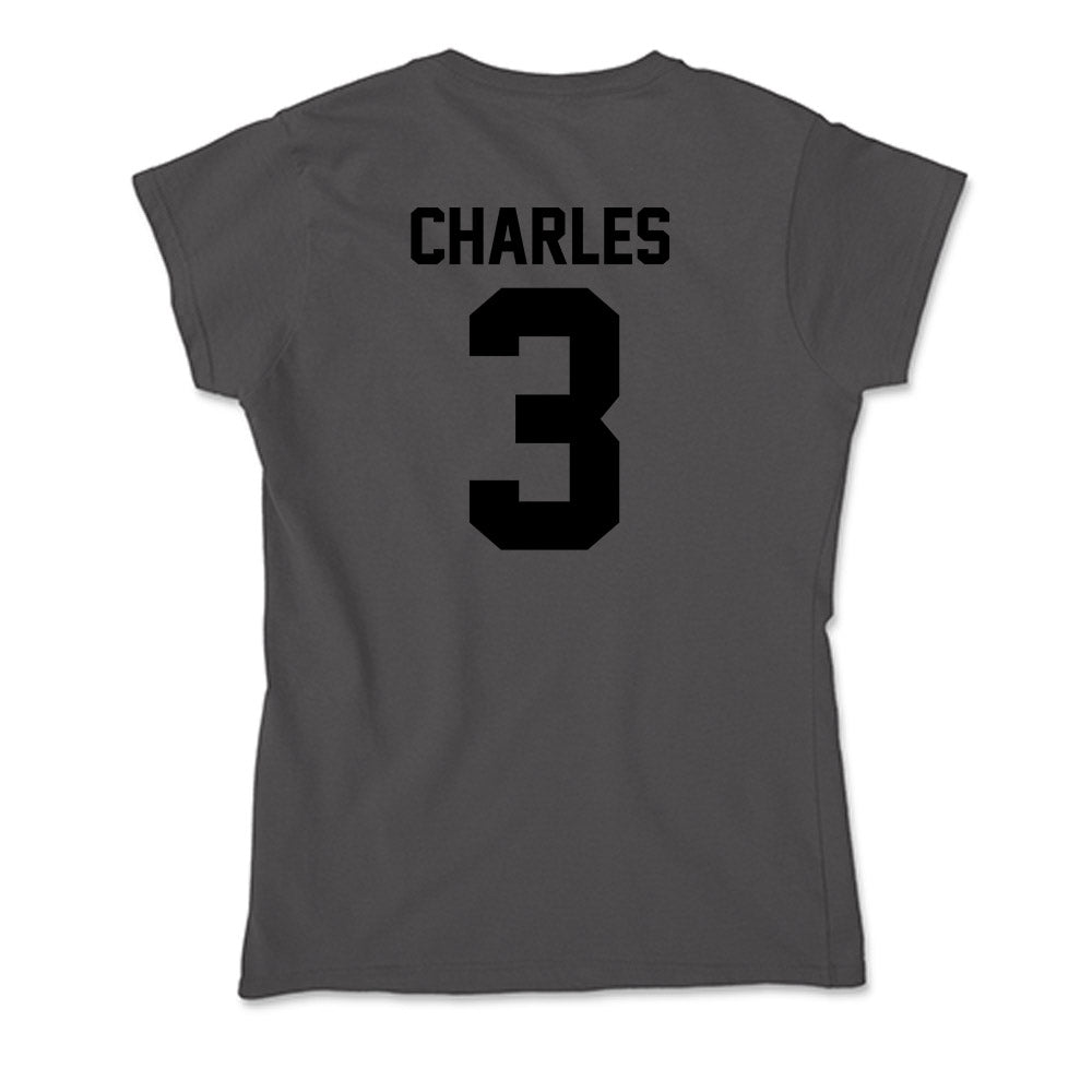 Wake Forest - NCAA Women's Volleyball : Dior Charles - Soft Style Women’s T-Shirt-1