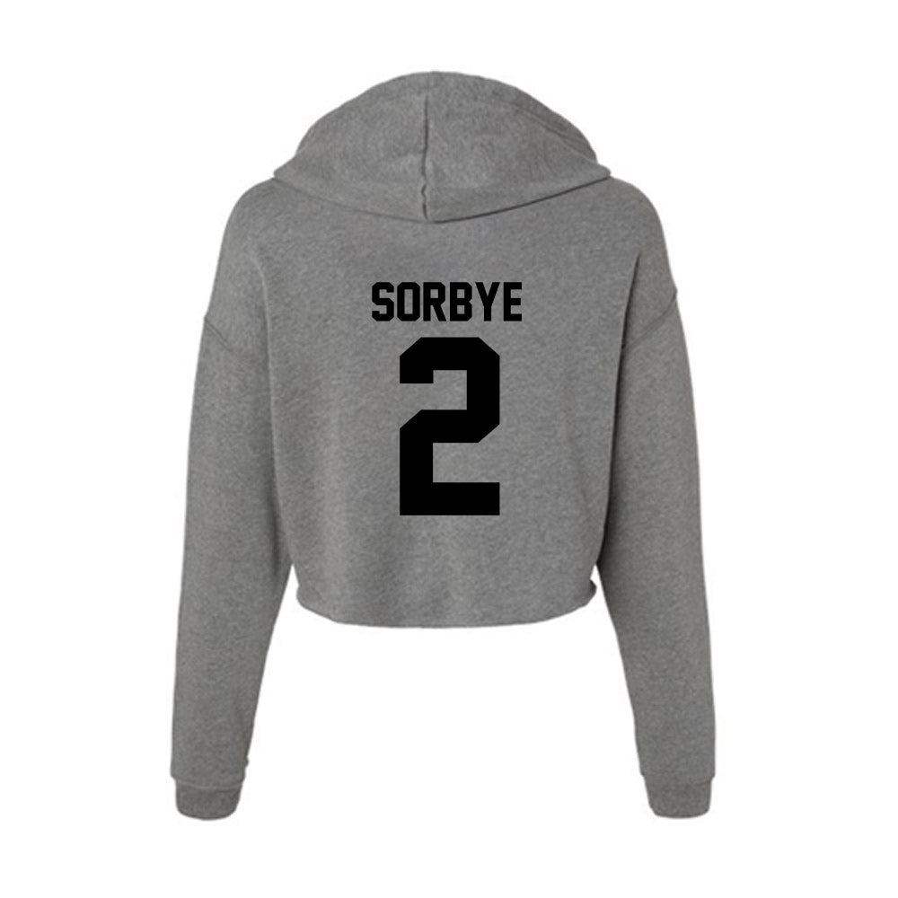 Wake Forest - NCAA Women's Basketball : Aurora Sorbye - Women's Crop Fleece Hoodie-1